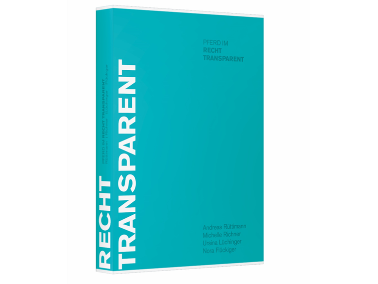 Cover Pferd im Recht transparent quer