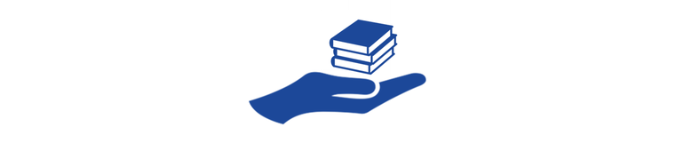 Icon Hand Bücher Buchspenden