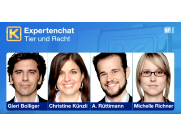 Kassensturz vom 31.1.2012: Expertenchat mit Tier im Recht_Bild Juristen_ppt